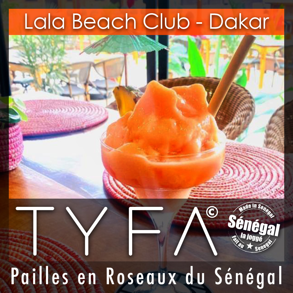 Pailles TYFA, bio, naturelles, Sénégal : Lala Beach | Dakar